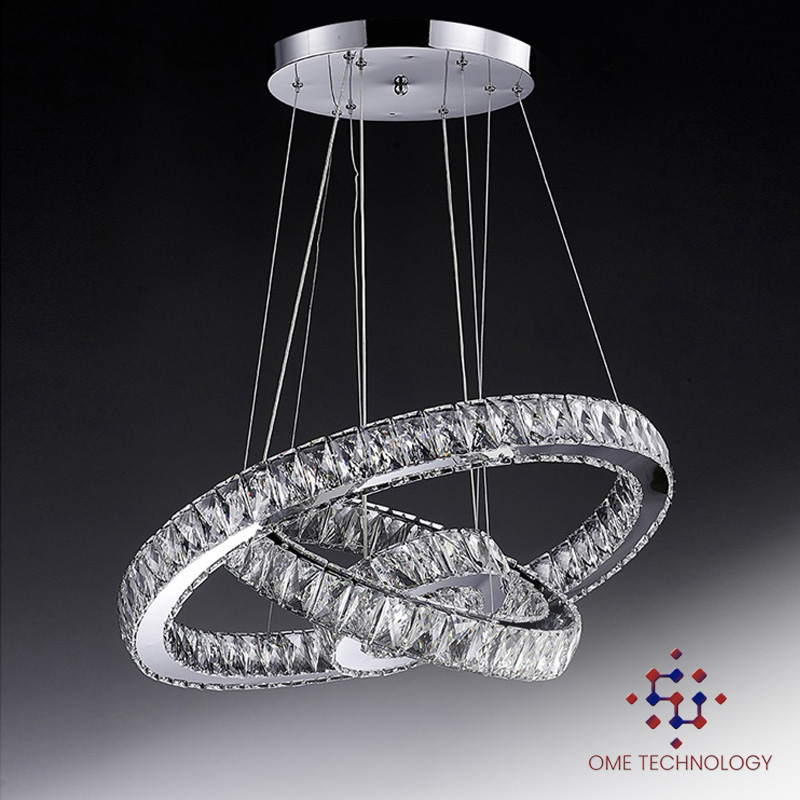 Hotel Elegant Crystal Dining Light