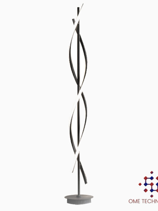 Hotel Spiral Design  Floor Light