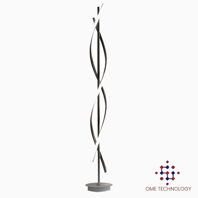 Hotel Spiral Design  Floor Light