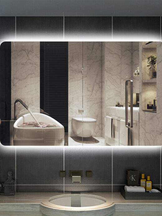 Hotel Led Wall Mounted Anti Fog Smart Mirror Light