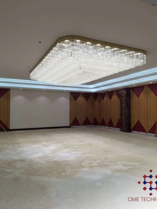Deluxe hotel lobby banquet hall wedding hall custom crystal ceiling light