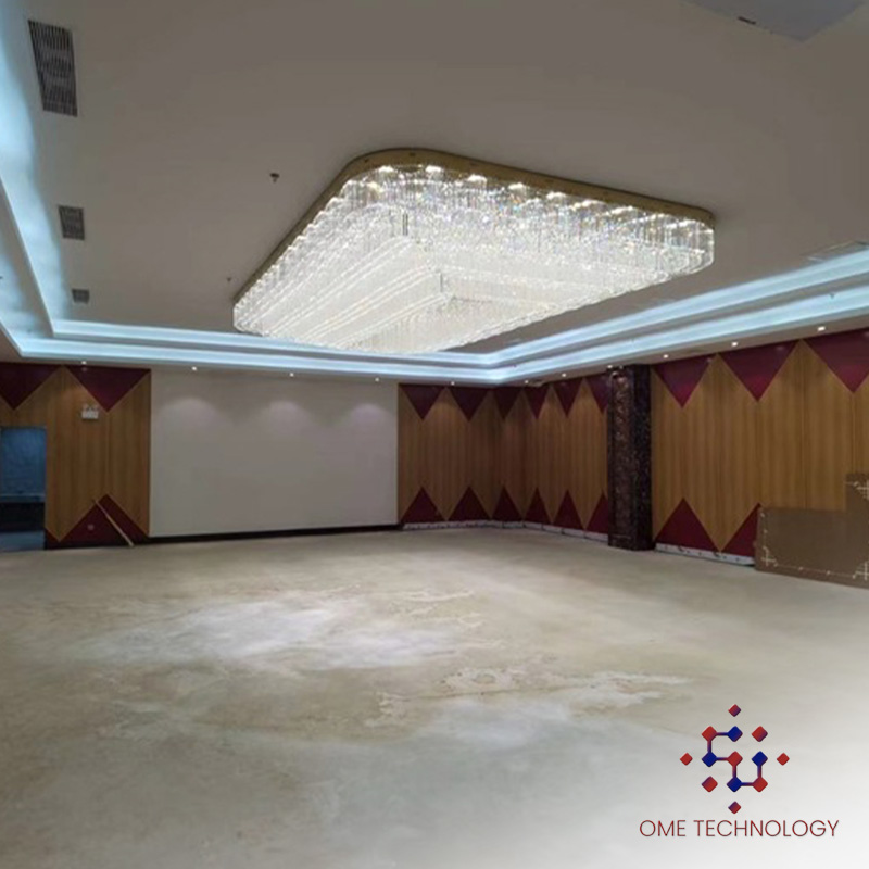 Deluxe hotel lobby banquet hall wedding hall custom crystal ceiling light