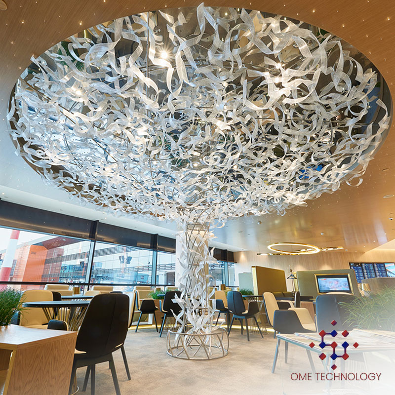 Luxury Brilliant Large Hotel Lobby Light