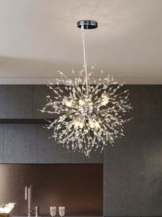 Hotel Gold Crystal Decorative Dining Light