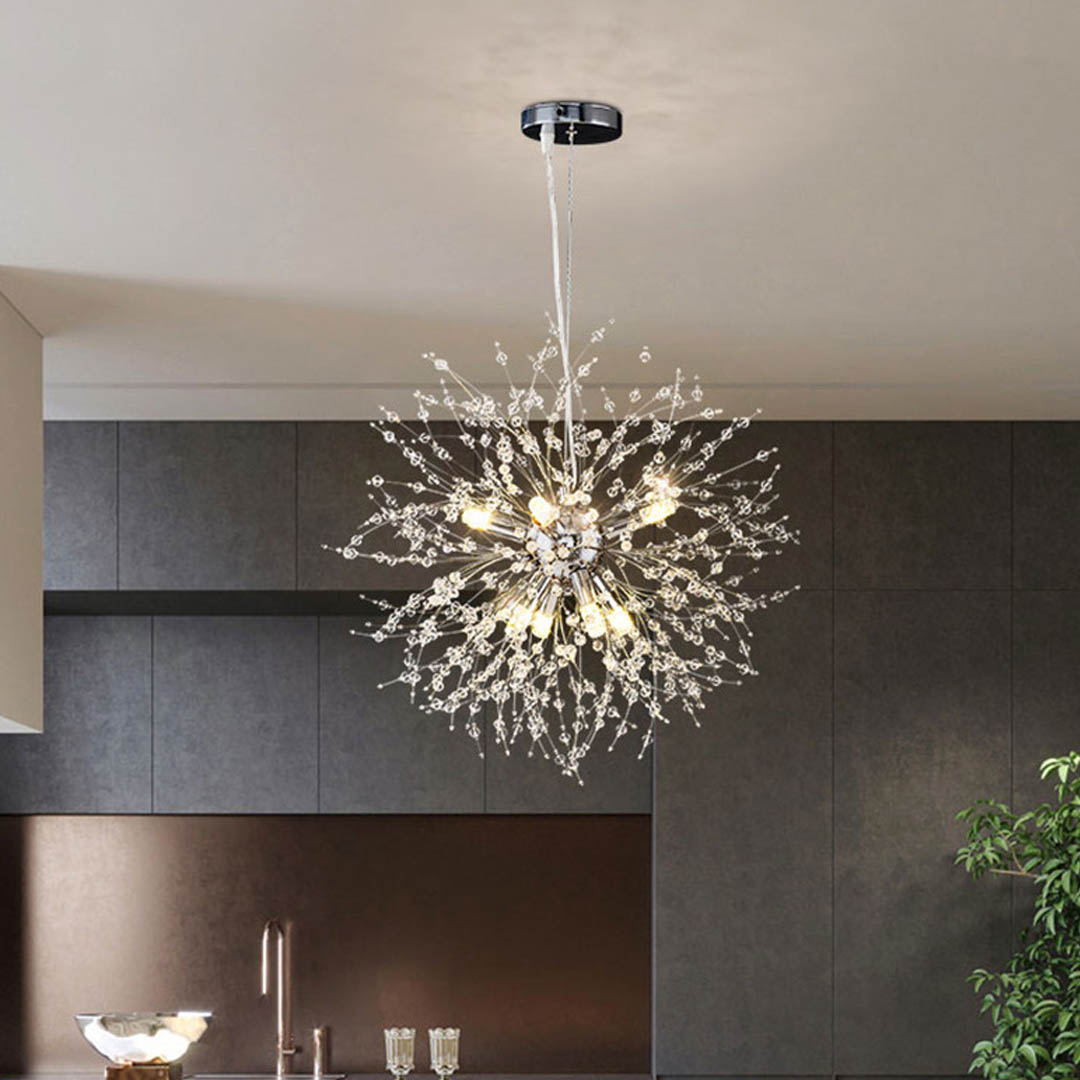 Hotel Gold Crystal Decorative Dining Light