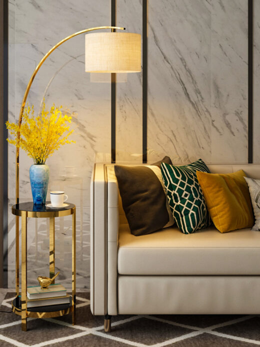Hotel Elegant Floor Light with Table Base