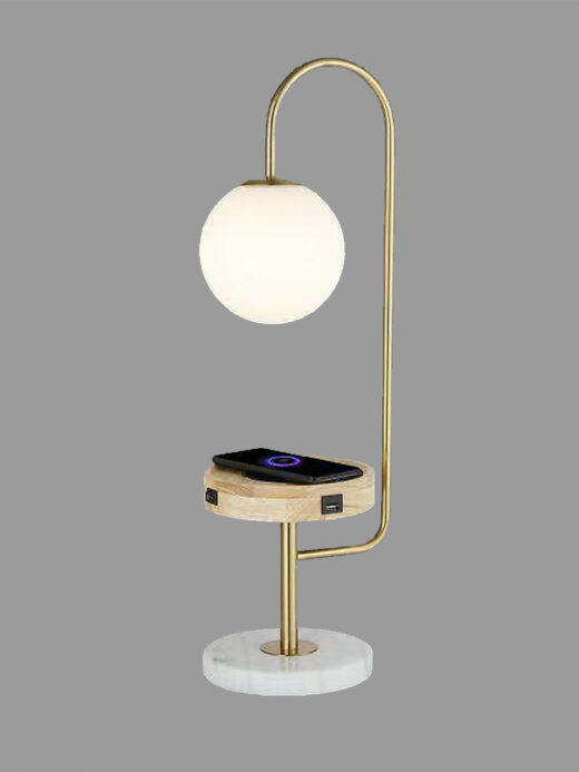 Hotel Led Table Light with Wireless Charging