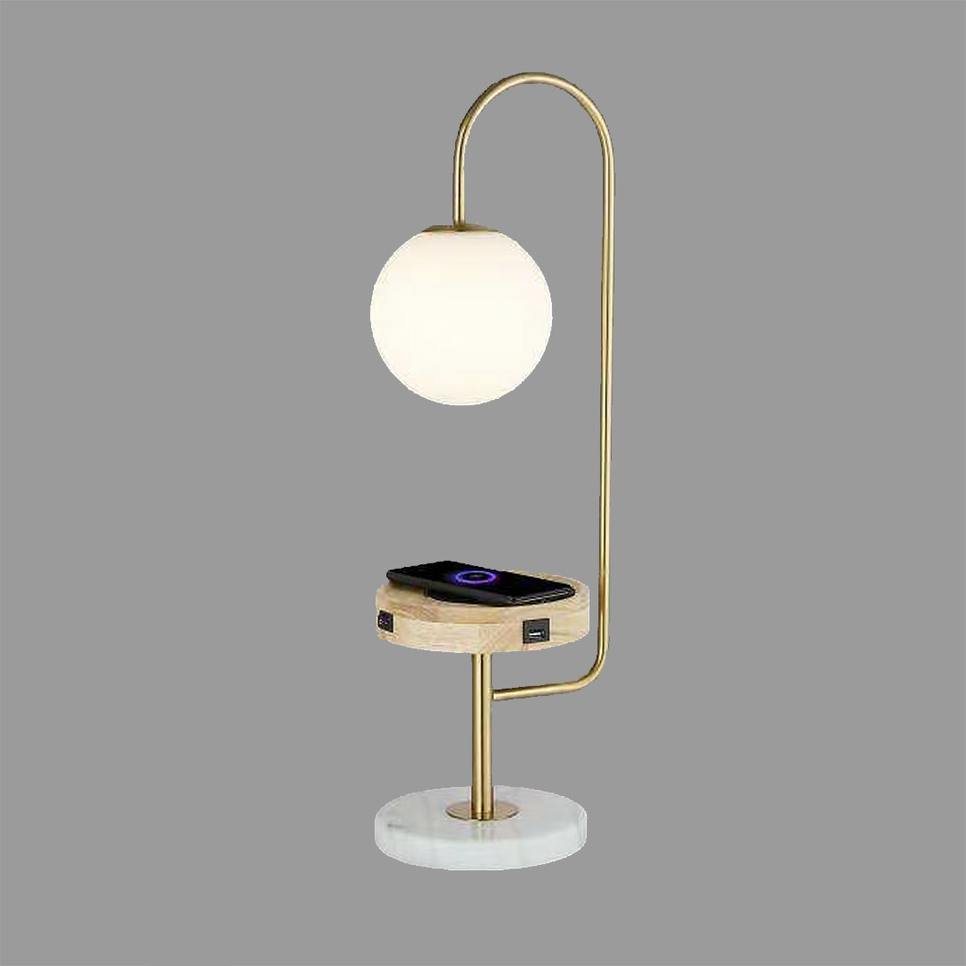 Hotel Led Table Light with Wireless Charging