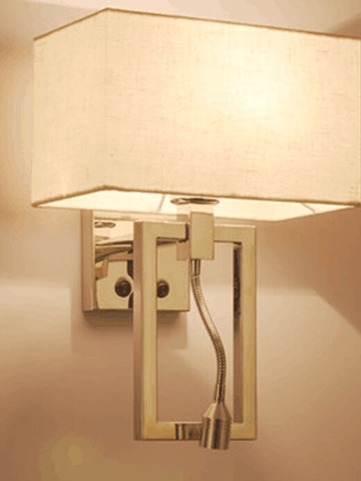 Hotel Wall Light with Led Reading Lamp