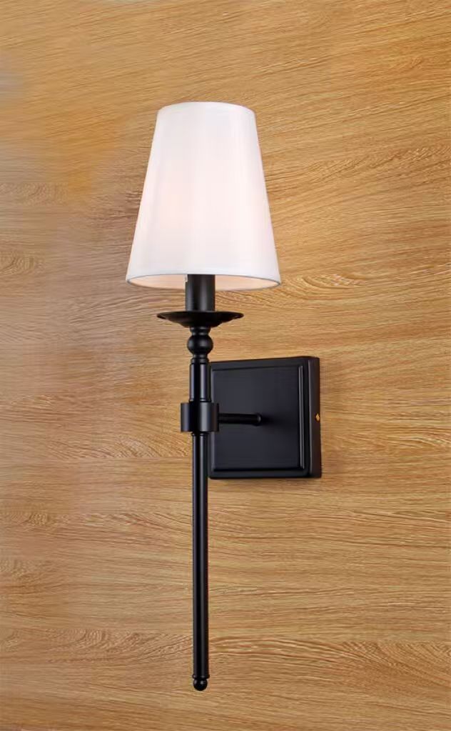 Modern Aluminum Table Lamp with Fabric Shade - Image 3