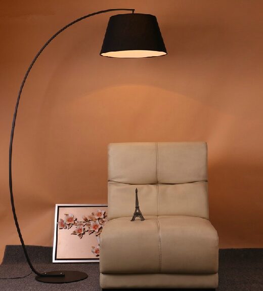 Modern Black Arc Floor Lamp