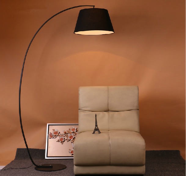 Modern Black Arc Floor Lamp