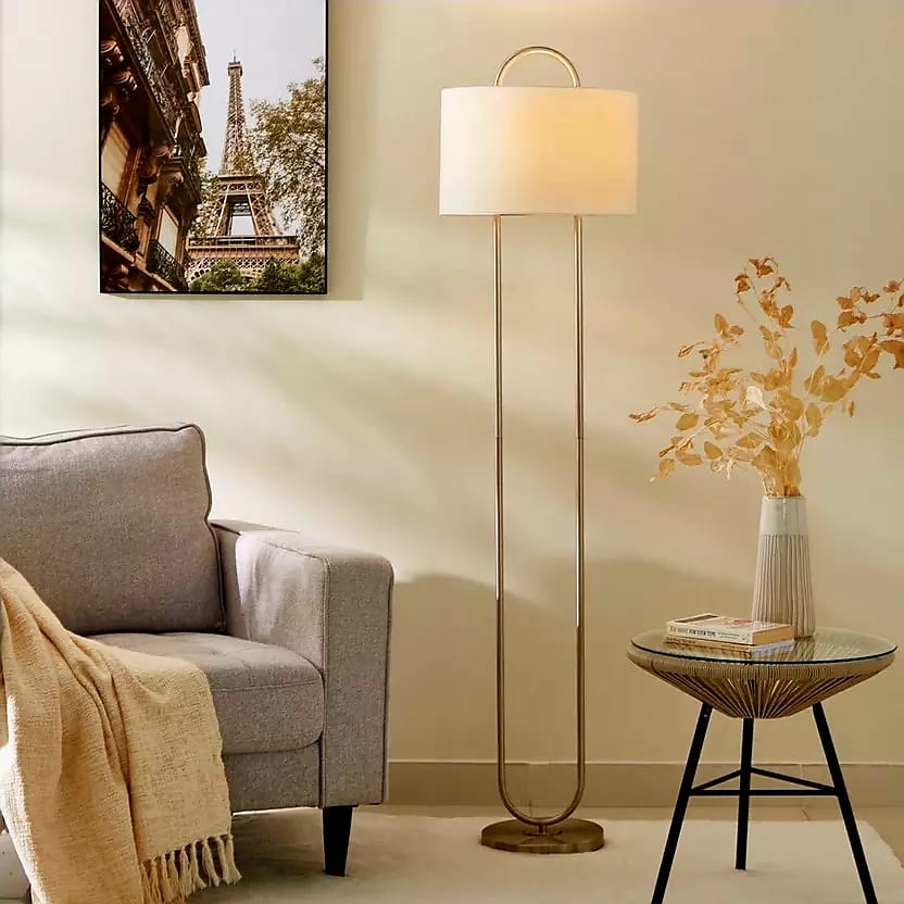 Modern U-Frame Floor Lamp