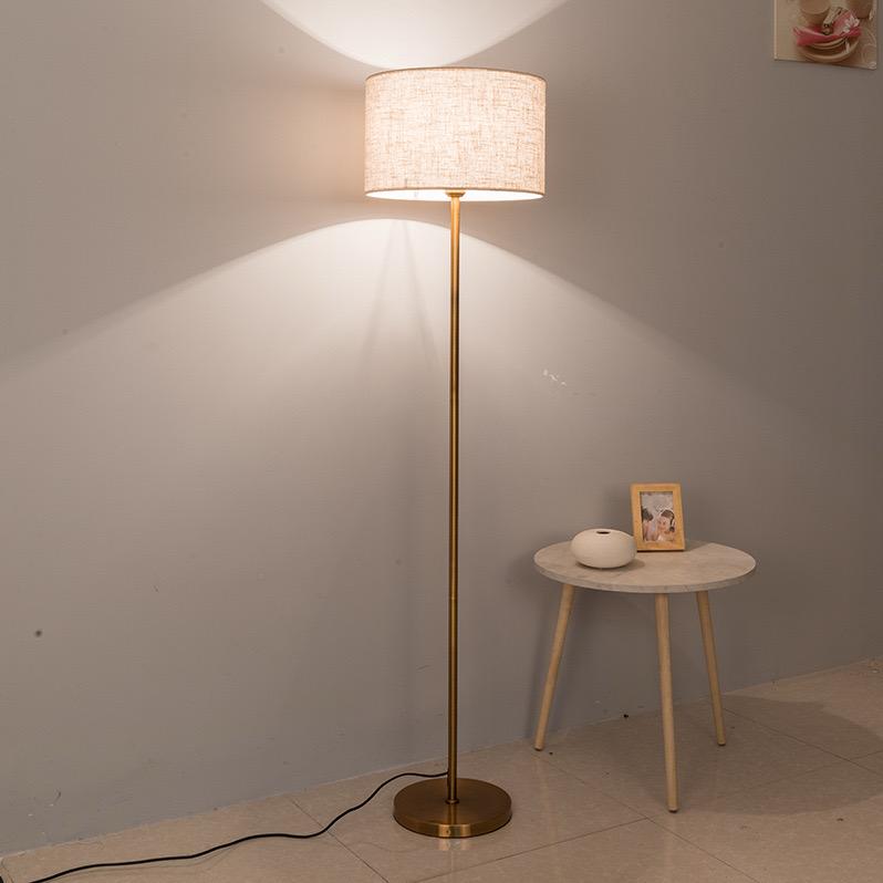 Golden Textured Floor Lamp - Image 3