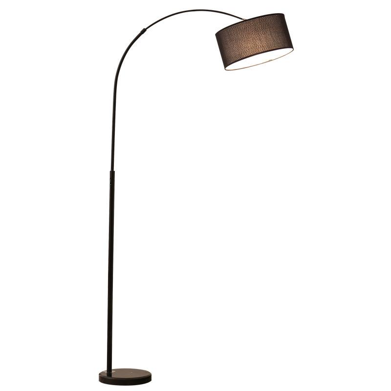 Modern Arc Black Floor Lamp - Image 3