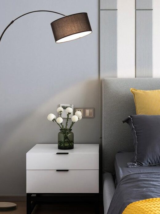 Modern Arc Black Floor Lamp