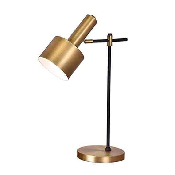 Adjustable Gold & Black Task Desk Lamp - Image 2