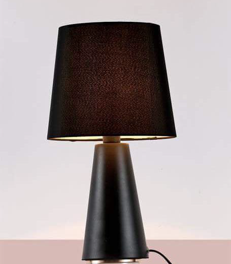 Modern Minimalist Table Lamp–Black Finish
