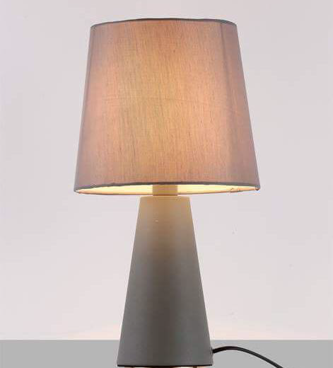 Modern Minimalist Table Lamp–Gray Finish