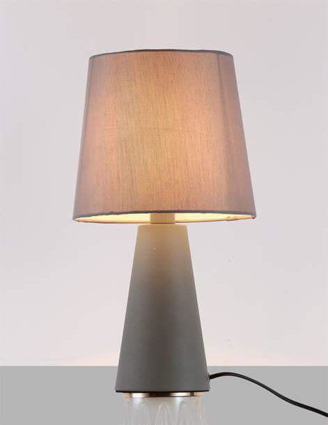 Modern Minimalist Table Lamp–Gray Finish