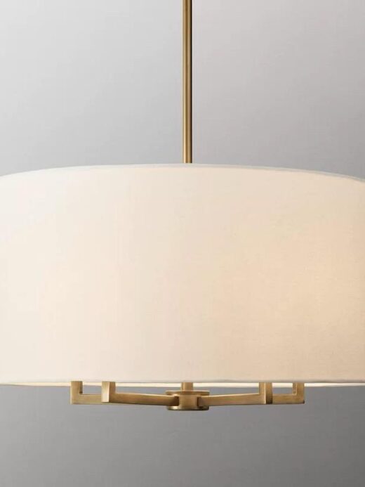 Modern Fabric Drum Ceiling Light GD