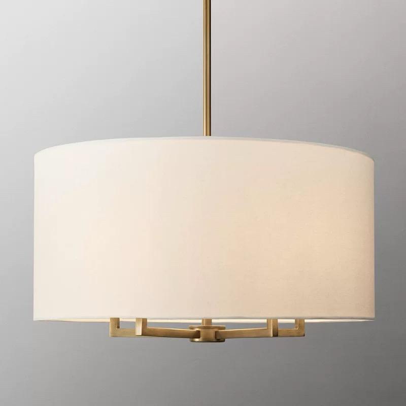 Modern Fabric Drum Ceiling Light GD