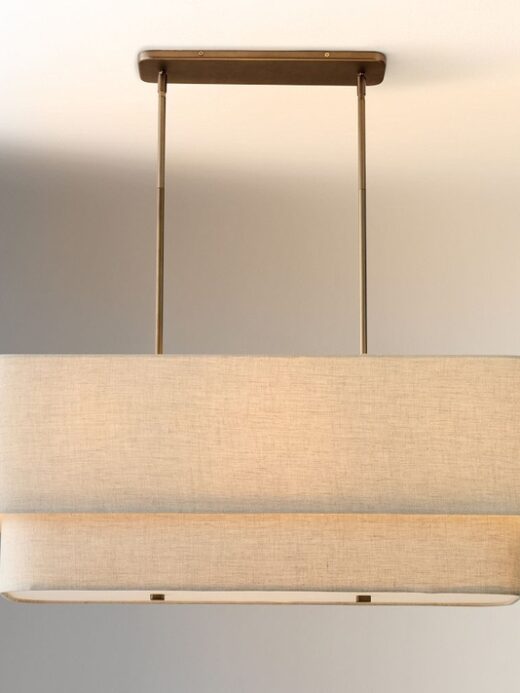 Veyra Linear Fabric Ceiling Light GD