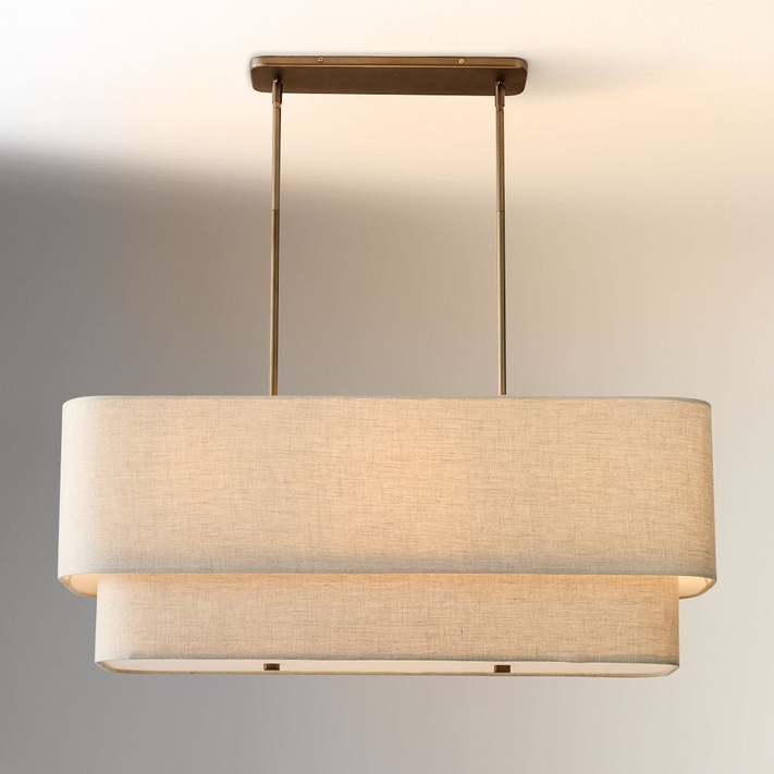 Veyra Linear Fabric Ceiling Light GD